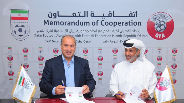 دعوت رئیس فدراسیون فوتبال قطر برای سفر کیش