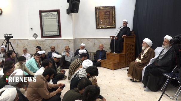 مراسم بزرگداشت شهدای غزه از سوی مراجع عظام تقلید در قم برگزار شد مراسم بزرگداشت شهدای غزه از سوی مراجع عظام تقلید در قم برگزار شد