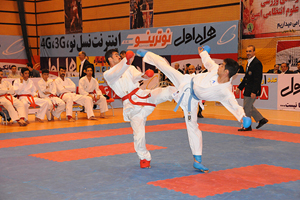 آماده//////رقابت کاراته کاها در کبکانیان