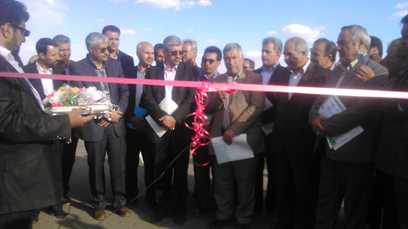افتتاح جاده روستایی در شهرستان بافت