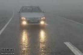 بارش باران و لغزندگی جاده های آذربایجان غربی