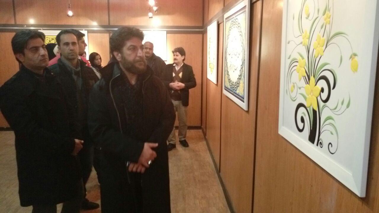 افتتاح نمایشگاه نقاشی در یاسوج