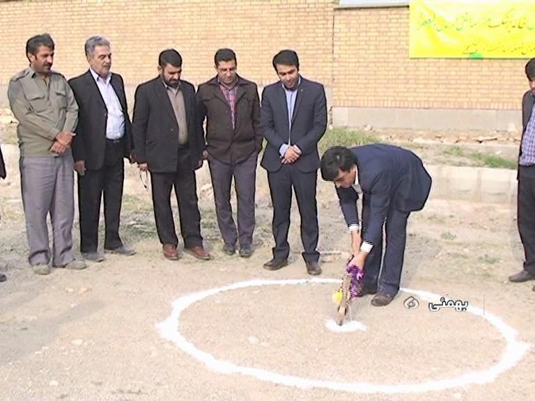 کلنگ زنی 2 باب خانه پزشک در شهرستان بهمئی