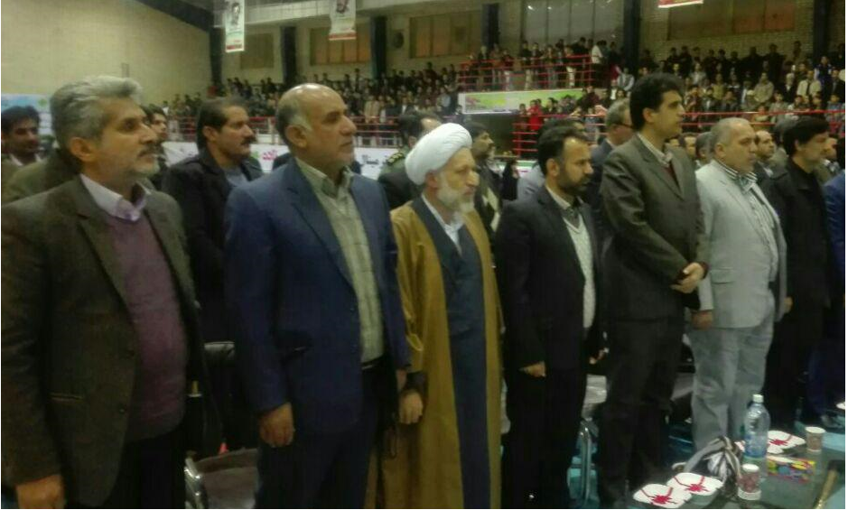 افتتاحیه مسابقات قویترین مردان ایران در قاین