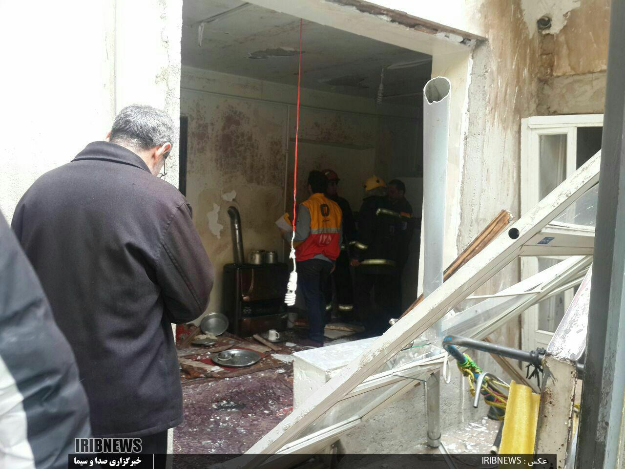انفجار گاز شهری در تبریز
