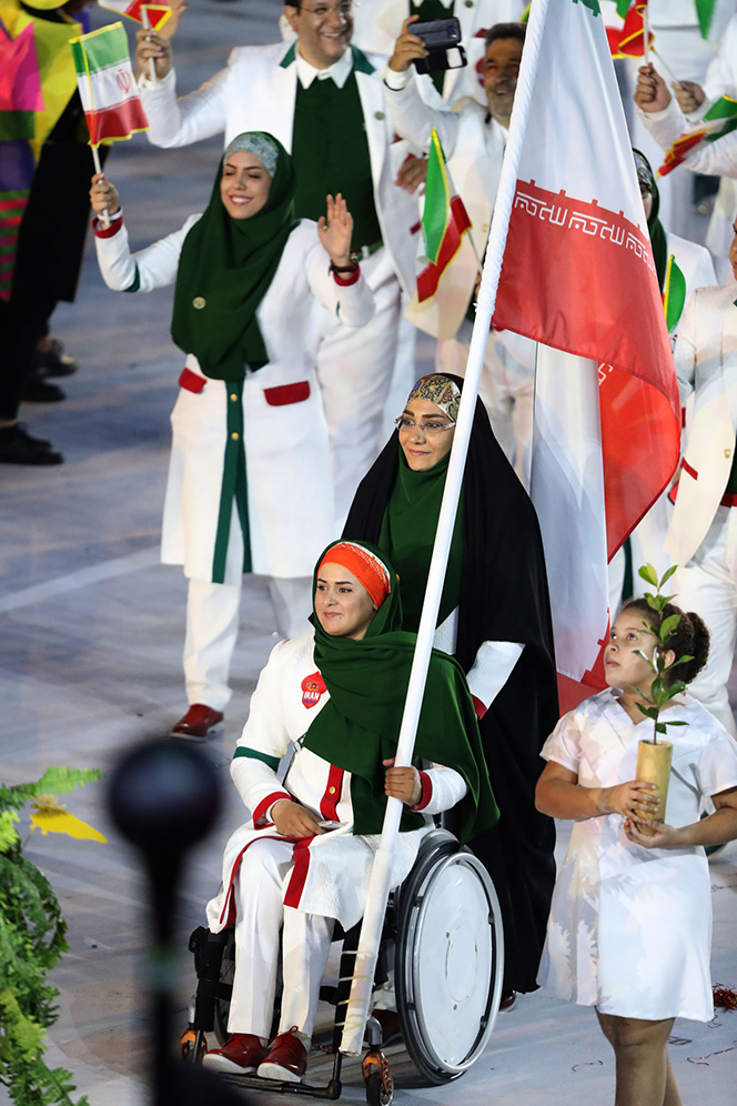 پرچم داری زهرا نعمتی در بین 50 رویداد برتر قرار گرفت