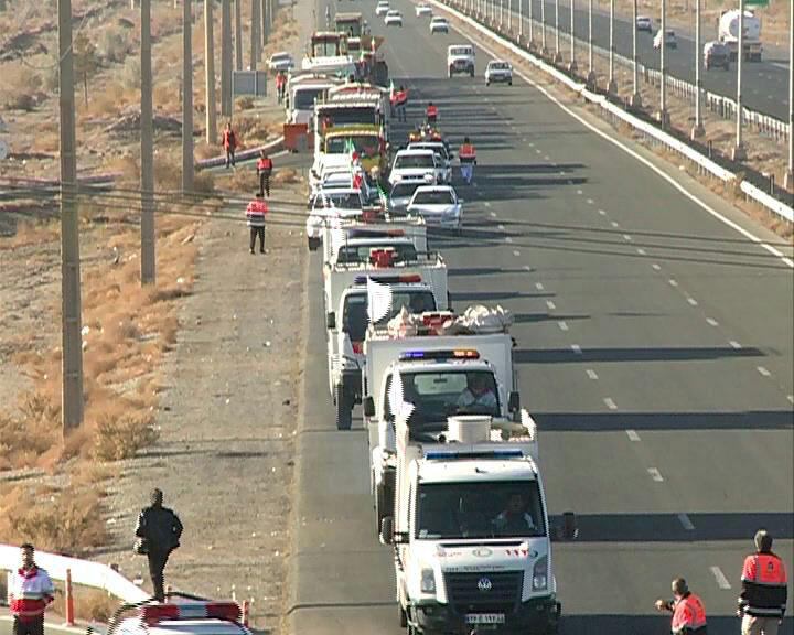 مانور کاهش حوادث جاده ای در زاهدان