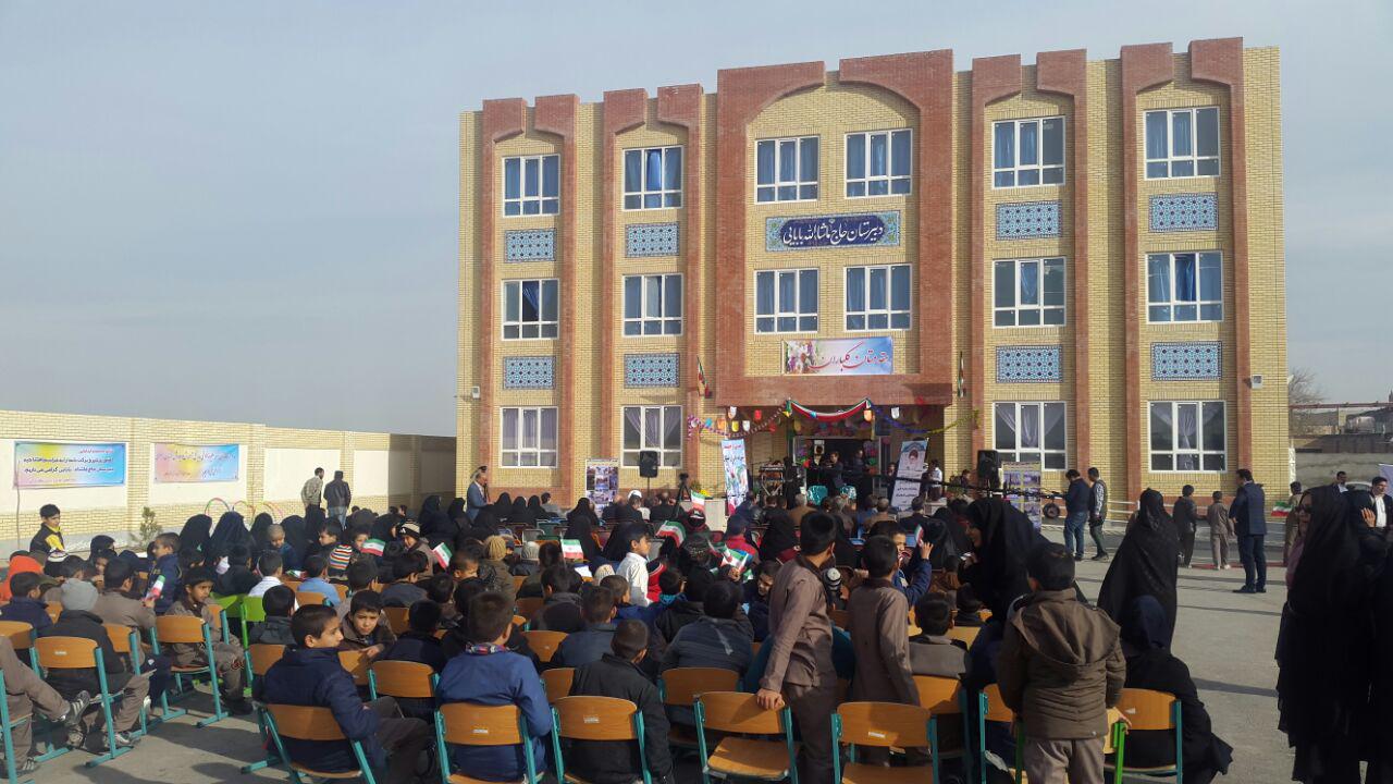 بهره برداری از طرح آموزشی روستایی اطراف مشهد با 15 میلیارد ریال هزینه  همت خیر مدرسه ساز