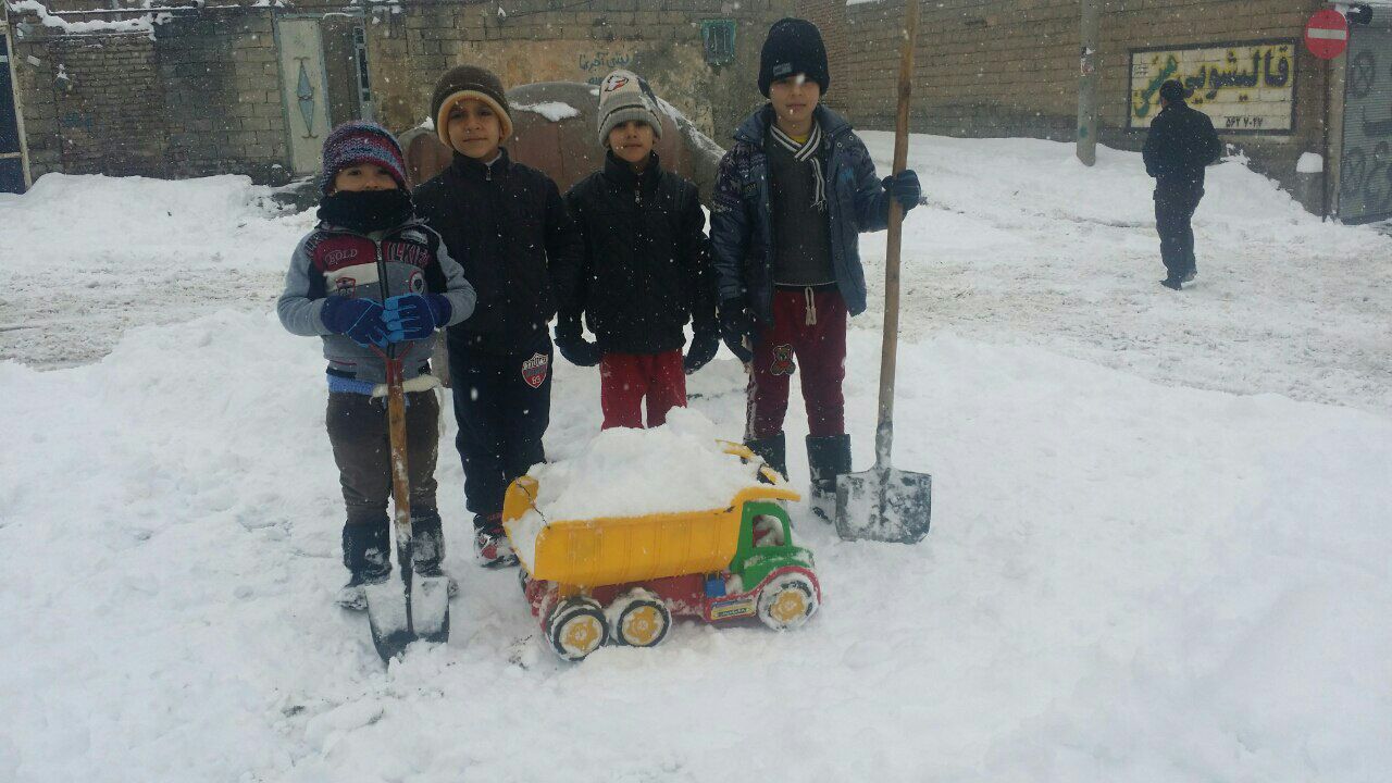 بارش برف و تعطیلی مدارس