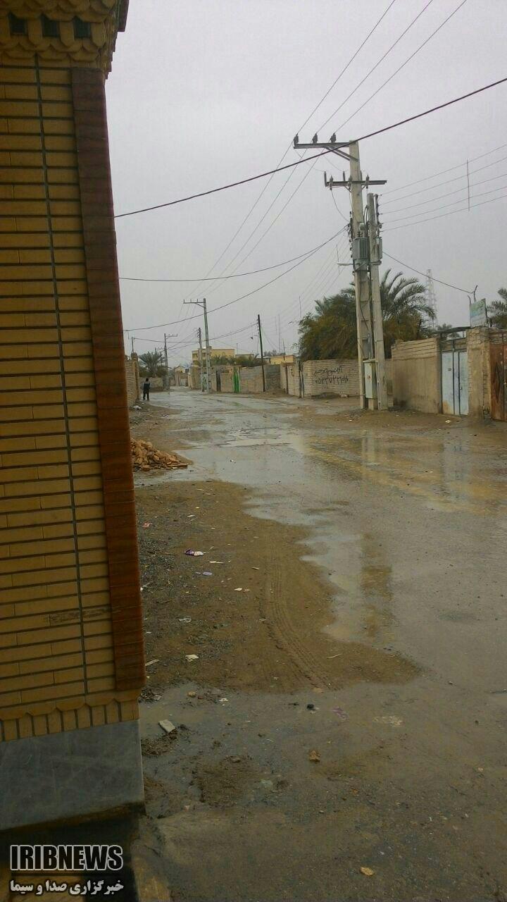 بارش اولین باران زمستانی در ایرانشهر