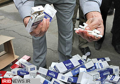 کشف 2 میلیون نخ سیگار قاچاق در شهرستان کنگاور