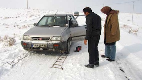 تردد بدون زنجیر چرخ ,ممنوع