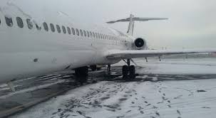 لغو پرواز فرودگاه سنندج بدلیل بارش برف و باران