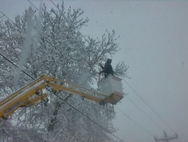 500روستا در محاصره برف /قطع برق 12 روستا