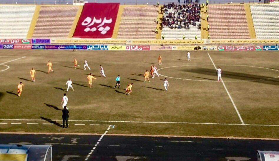 باخت تیم فوتبال پدیده مقابل سایپا در هفته نوزدهم لیگ برتر