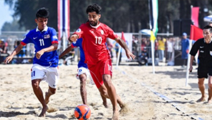 تیم ملی ساحلی ایران میزبان را گلباران کرد