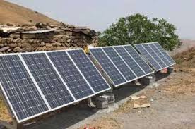 تامین برق 29 خانوار روستایی استان با پنل های خورشیدی