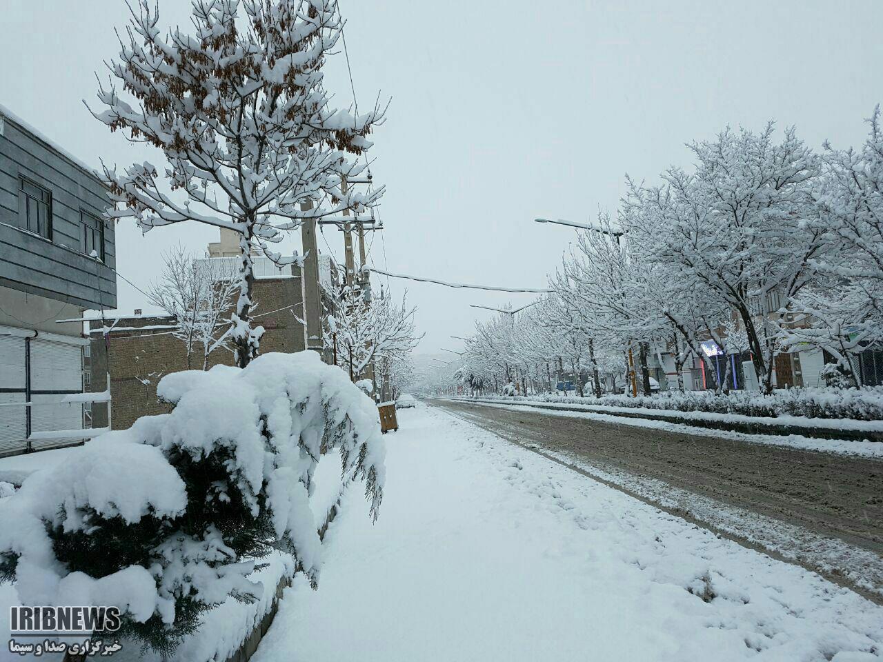 سفید پوش شدن استان در  آخرین خودنمایی زمستان