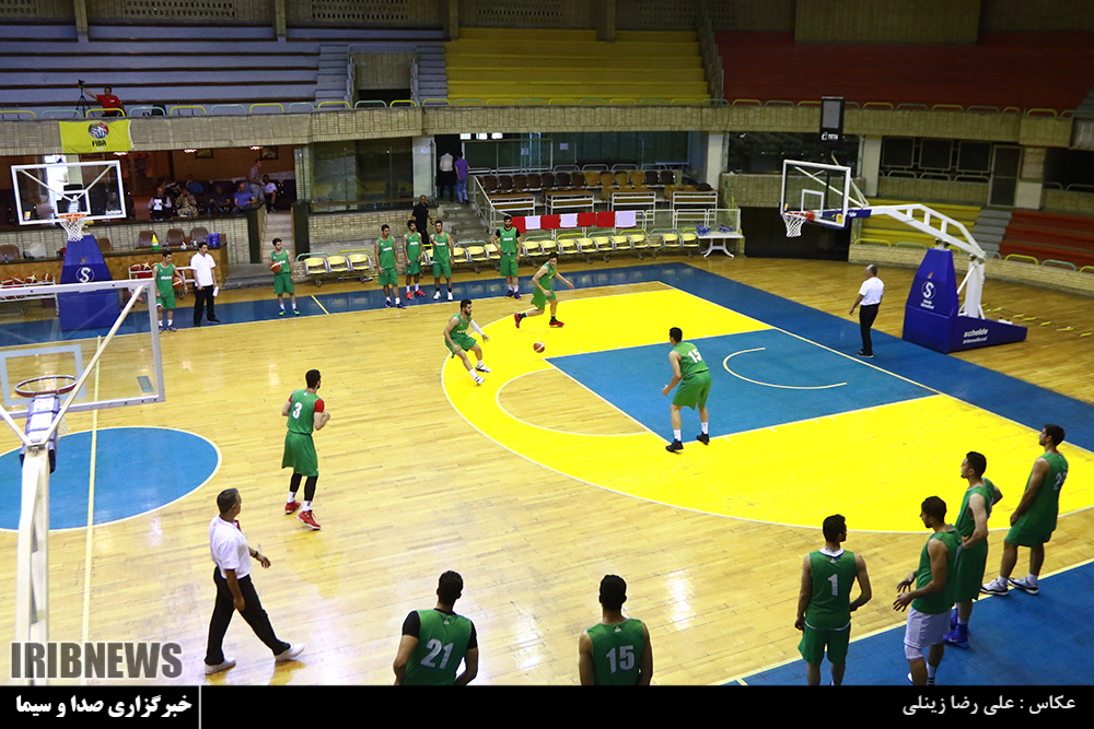 مسابقه دوستانه تیم ملی بسکتبال ایران با سوریه