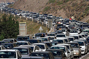 ترافیک سنگین در جاده های مازندران و گیلان