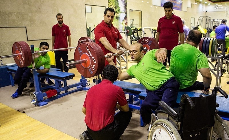آماده////////آخرین مرحله تمرینات تیم ملی وزنه برداری جانبازان و معلولان