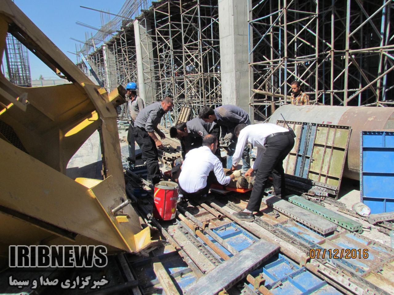 پنج مصدوم بر اثر سقوط بالابر در شهر کرمان