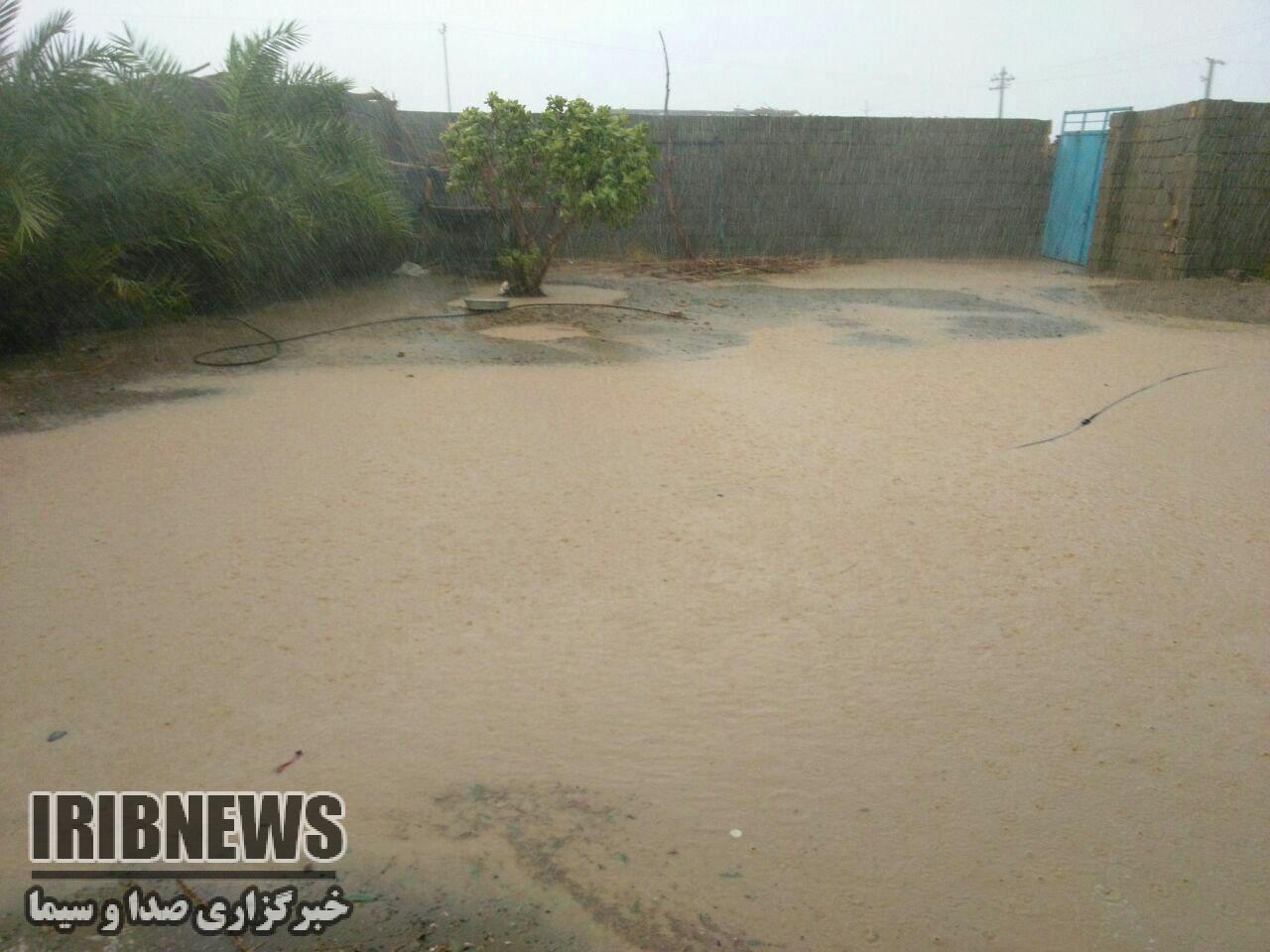 طغیان رودخانه و مسدود شدن محور ایرانشهر به خیرآباد