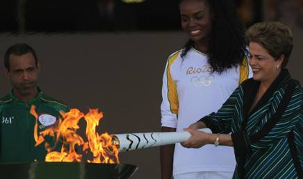 دیلما راسف در افتتاحیه المپیک شرکت نمی کند