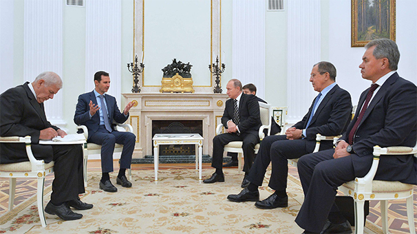 پوتین: بشار اسد رئیس جمهور قانونی سوریه است