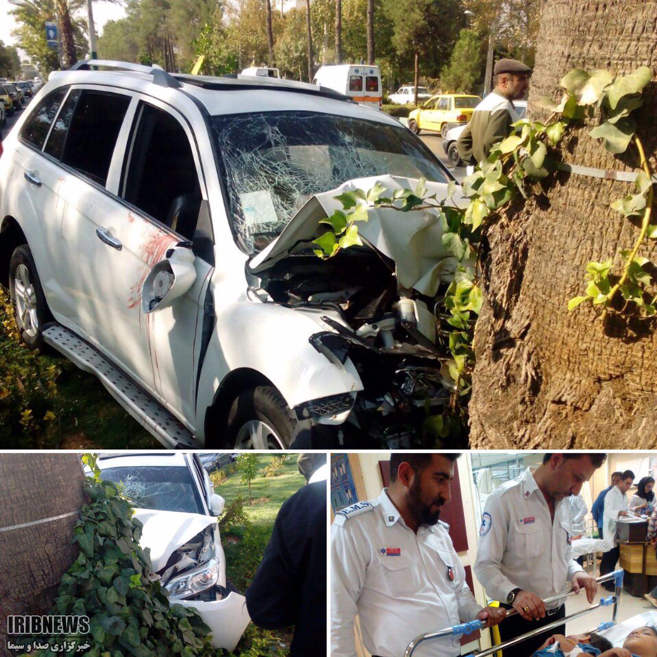 12 مصدوم در حادثه رانندگی شیراز