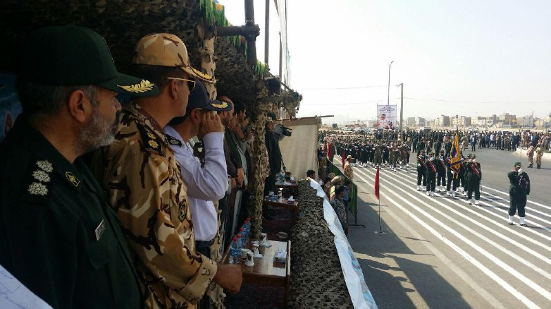 رژه با صلابت نیروهای مسلح در زاهدان
