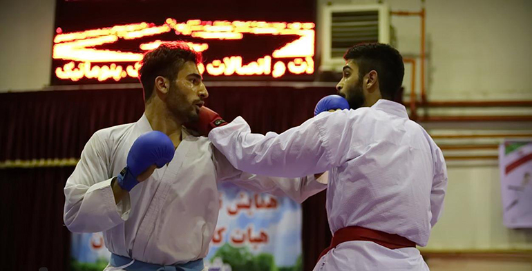 رقابت انتخابی تیم کاراته امید پسران برگزار شد