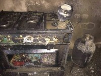 آتش سوزی یک واحد مسکونی به علت نشت گاز در چایپاره