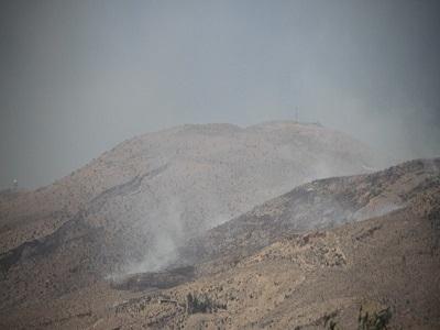 مهار آتش سوزی در کوه دراک شیراز
