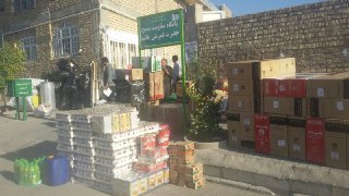 ارسال کمک های مردم شهرستان فسا برای زائران اربعین حسینی