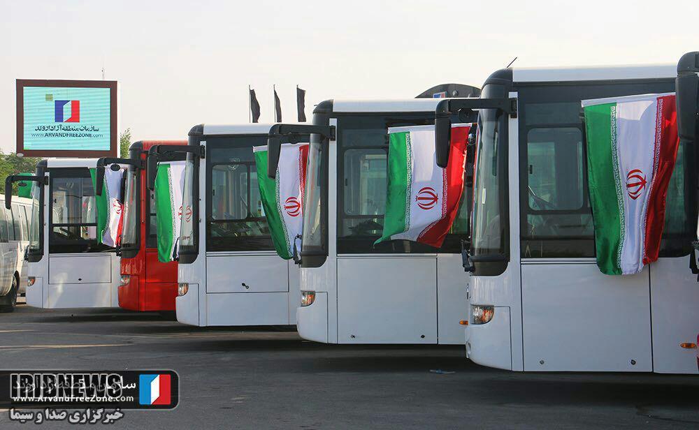 ۱۳ دستگاه اتوبوس جدید در ناوگان حمل و نقل آبادان و خرمشهر