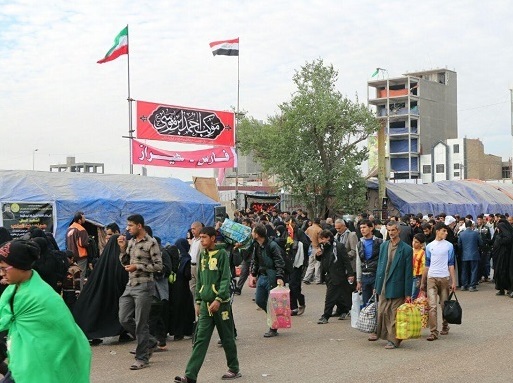 خدمت رسانی موکب‌ های فارس در مرز ایران