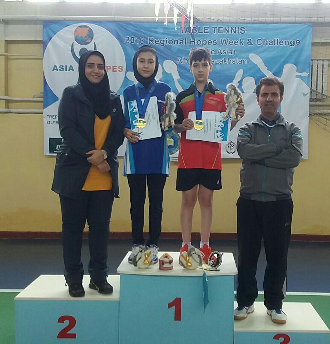 قهرمانی نمایندگان تنیس روی میز ایران