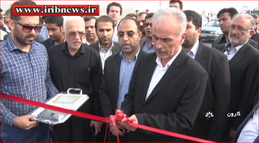 افتتاح 22 کیلومتر جاده جدید اهواز- شیرین شهر