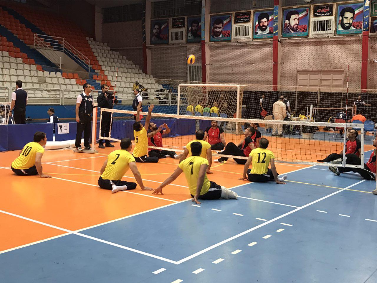 دسته بندی تیم های شرکت کننده در رقابت های قهرمانی والیبال نشسته کشور