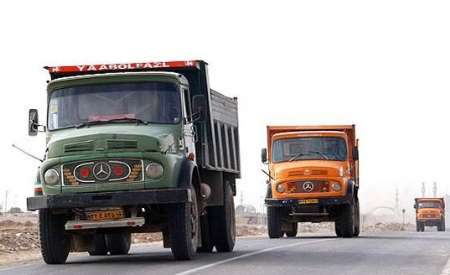ممنوعیت تردد کامیونها در جاده های فارس