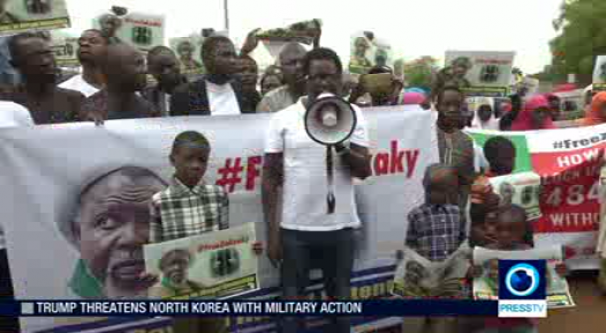 تظاهرات مسلمانان و مسیحیان نیجریه برای آزادی علامه زکزاکی