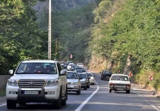 بسته شدن جاده هراز