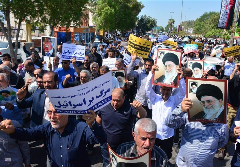 راهپیمایی خودجوش مردم استان علیه اغتشاشگران