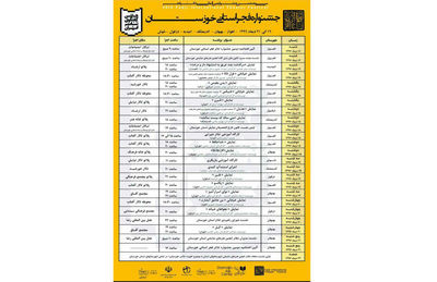 برگزاری دومین جشنواره تئاتر فجر خوزستان