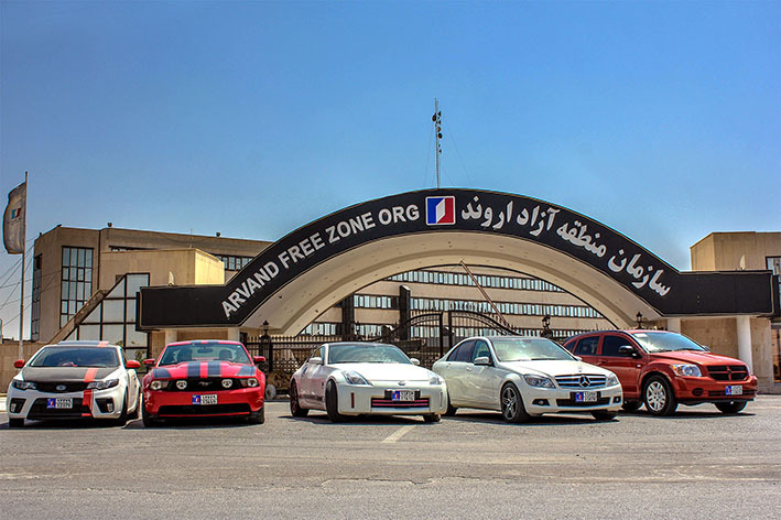 600 خودرو وارداتی به منطقه در انتظار پلاک های هوشمند