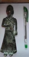 کشف مجسمه باستانی فلزی در نیشابور