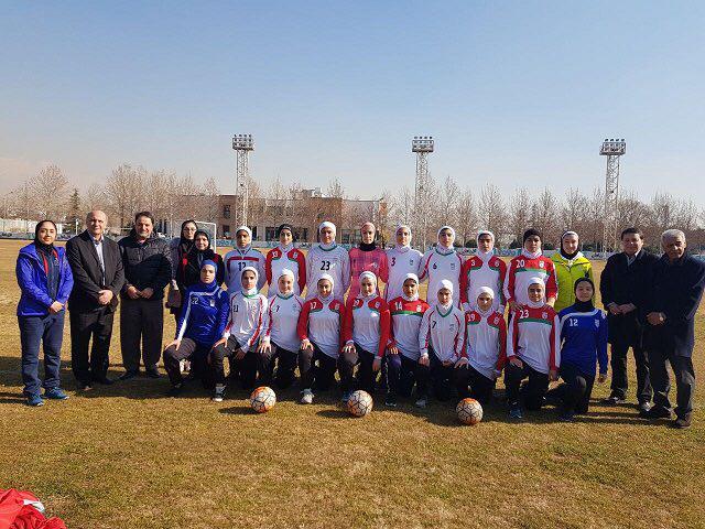 دختران فوتبالیست فارس در اردوی تیم ملی زیر ۱۹ سال