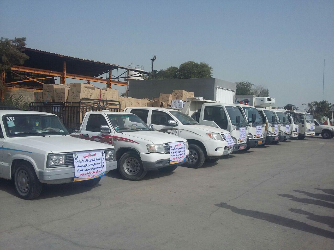 ارسال کمک‌های سپاه به مناطق محروم استان بوشهر