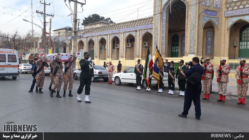 پیکر جانباز شهید نعمت الله زرانگر تشییع شد